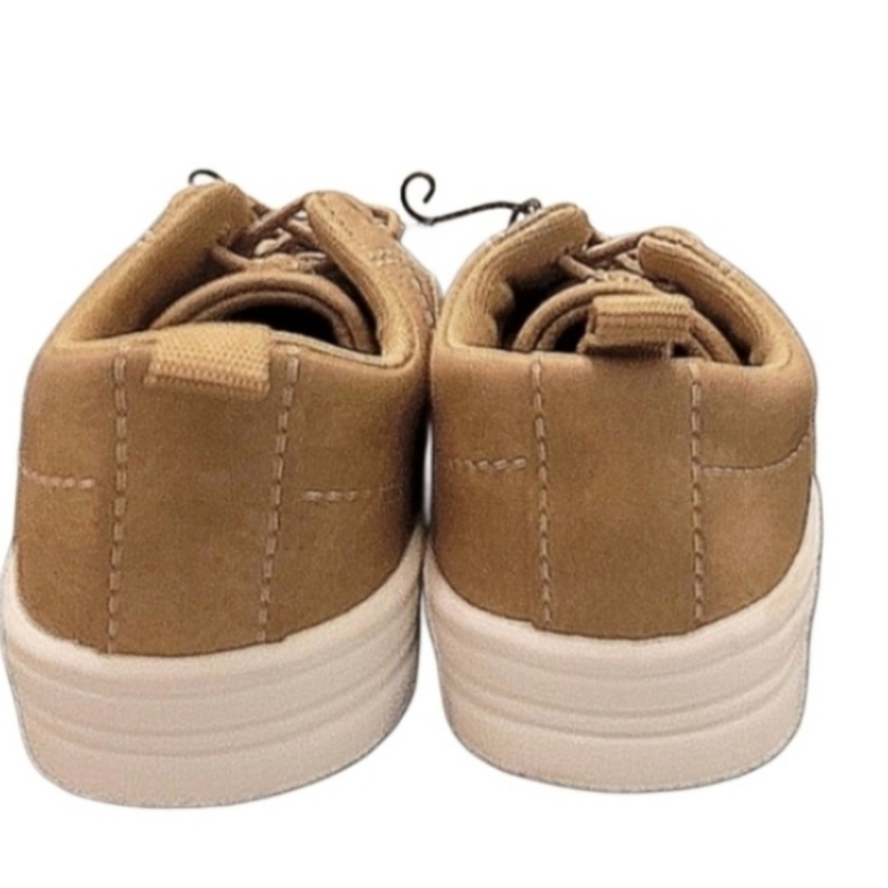 Osh Kosh Toddler Boy Tan Casual Canvas Shoes size 7c - Picture 6 of 9